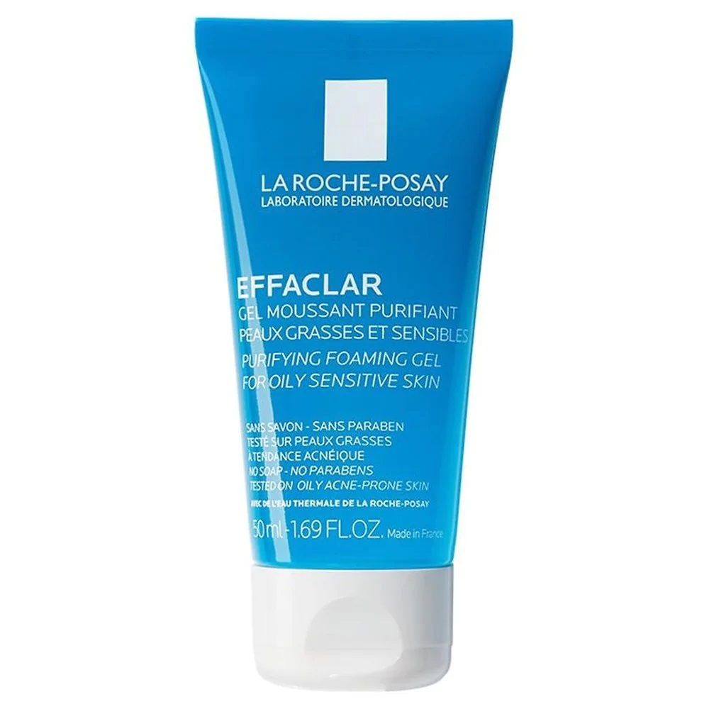 Gel rửa mặt La Roche Posay Effaclar Purifying Foaming Gel Cleanser 50/200ml/400ml cho da dầu nhạy cảm nhẹ nhàng làm sạch da