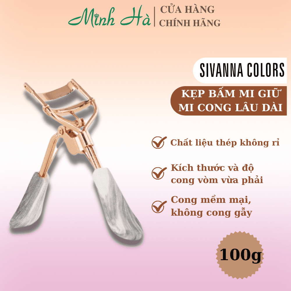 Kẹp bấm mi Sivanna Colors Marble Series Eyelash Curler HF101 Thái Lan 10g giữ mi cong lâu dài