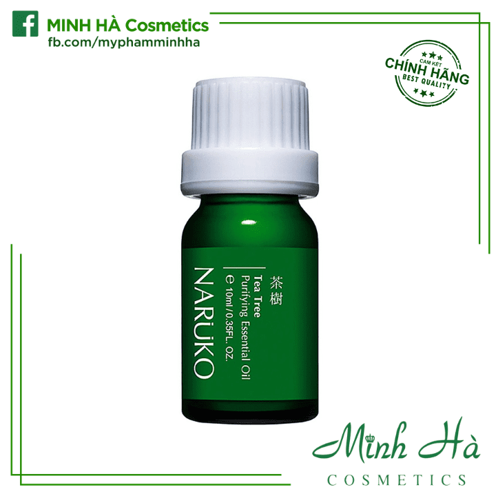 Tinh dầu chấm mụn Naruko Tea Tree Purifying Essential Oil 10ml giảm mụn, kiểm soát dầu