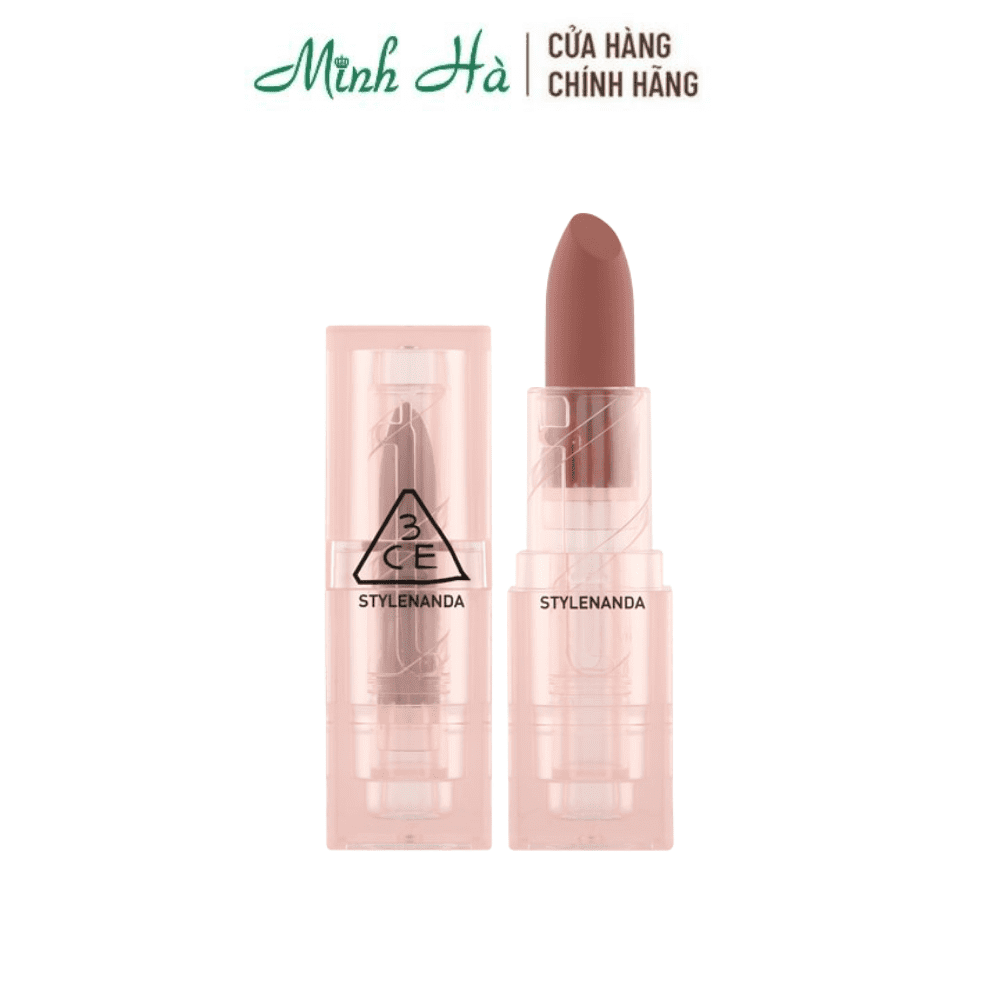Son 3CE Soft Matte Lipstick 3.5g mềm, lì và nhẹ môi