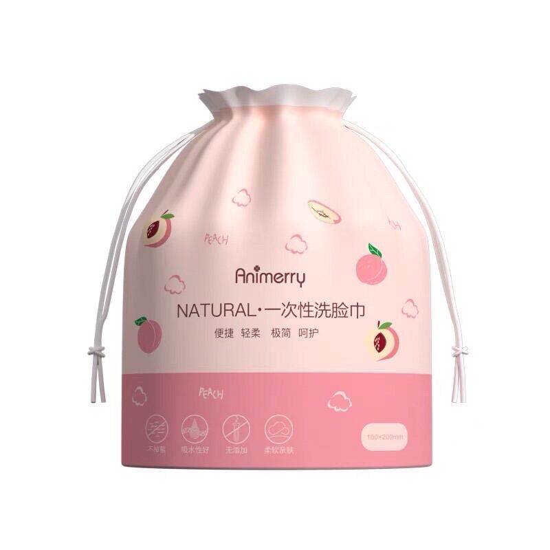 Khăn giấy khô đa năng Animerry Natural cuộn 40 tờ