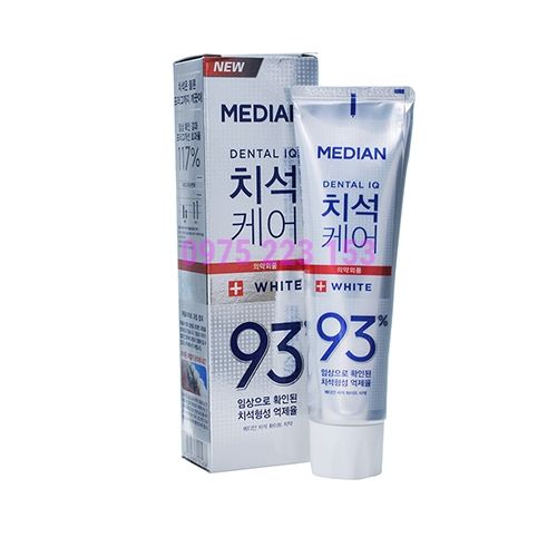 Kem đánh răng Median Dental IQ 93% (87% mẫu mới) Hàn Quốc 120g các loại nhiều công dụng