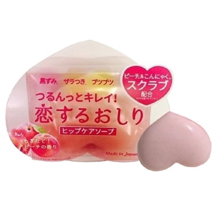 Xà phòng giảm thâm mông Pelican Hip Care Soap 80g Nhật Bản làm sạch bụi bẩn đem lại một làn da mềm mịn