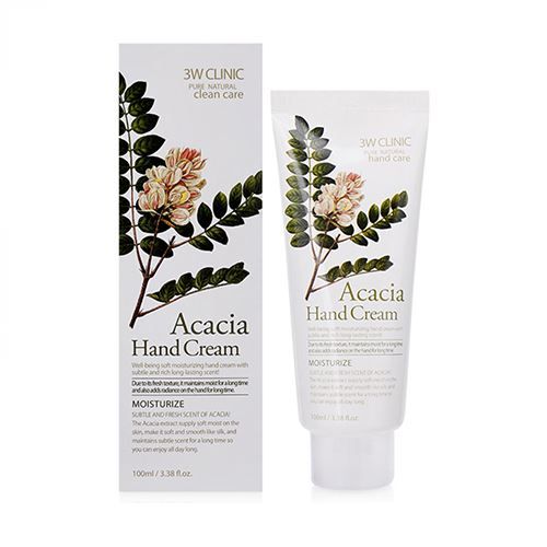 Kem dưỡng da tay 3W Clinic Moisturizing Hand Cream 100ml nuôi dưỡng da ẩm mượt, căng mịn và trắng sáng