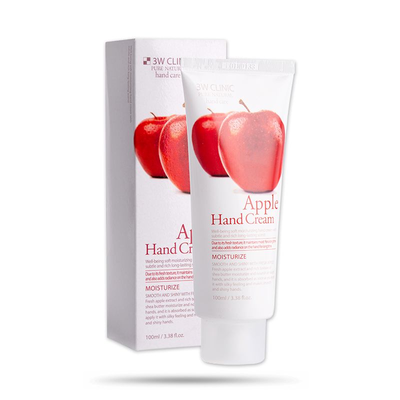 Kem dưỡng da tay 3W Clinic Moisturizing Hand Cream 100ml nuôi dưỡng da ẩm mượt, căng mịn và trắng sáng