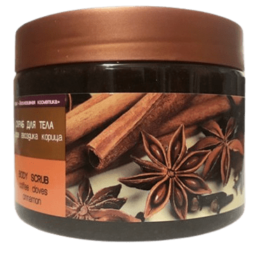 Tẩy da chết toàn thân quế hồi Nga Bilena 380g loại bỏ các tế bào chết, làm da tươi mới, mịn màng