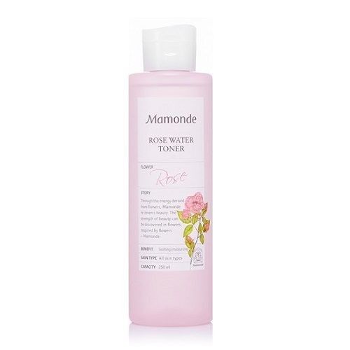 Nước hoa hồng Mamonde 250ml giúp dưỡng ẩm và cân bằng da