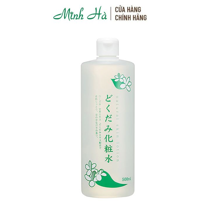 Nước hoa hồng Chinoshio Natural Skin Lotion Nhật 500ml làm dịu da giảm mụn hiệu quả