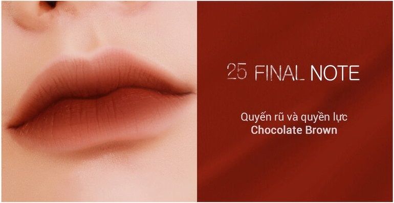Son kem lì Bbia Last Velvet Lip Tint Version 5 Note Series 5g chất son chuẩn mịn lì