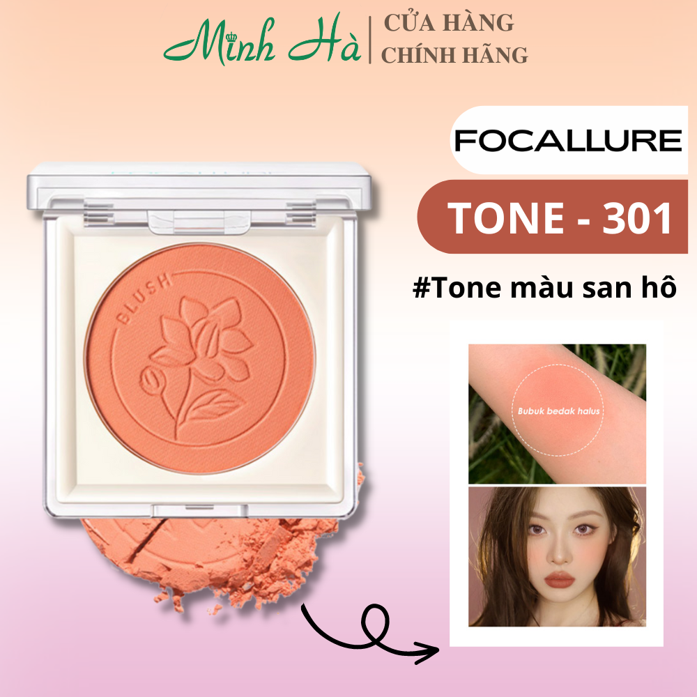 Phấn má Focallure Perfection Velvet Blush FA235 3.7g chất phấn mịn, lên màu chuẩn