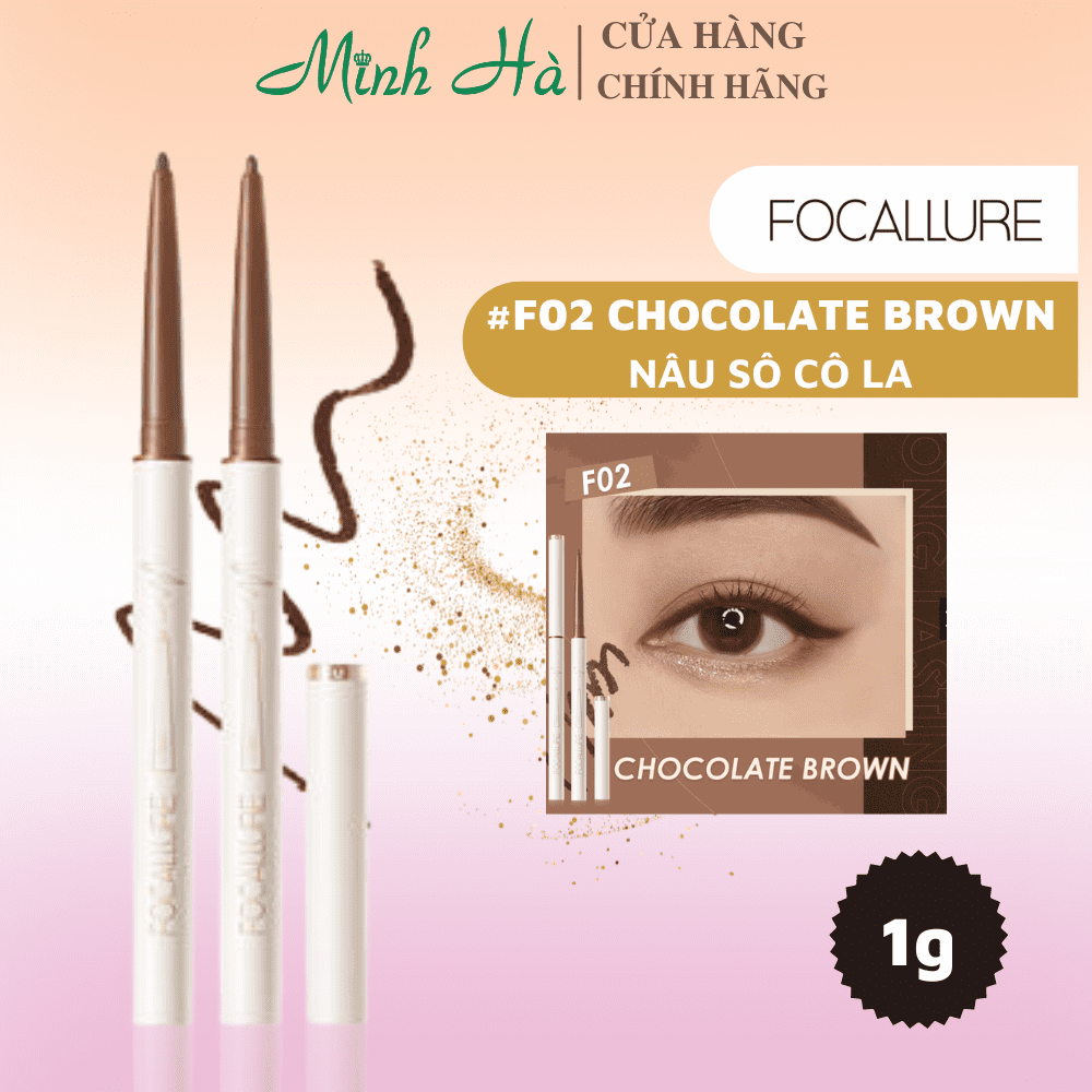 Bút kẻ mắt Focallure dạng chì mảnh FA243 1g siêu mịn chống nước lâu trôi