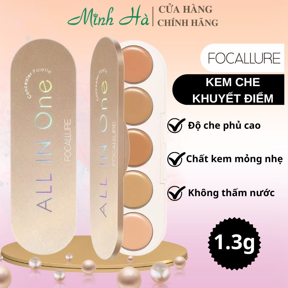 Kem che khuyết điểm Focallure FA299 6.5g độ che phủ cao, không thấm nước