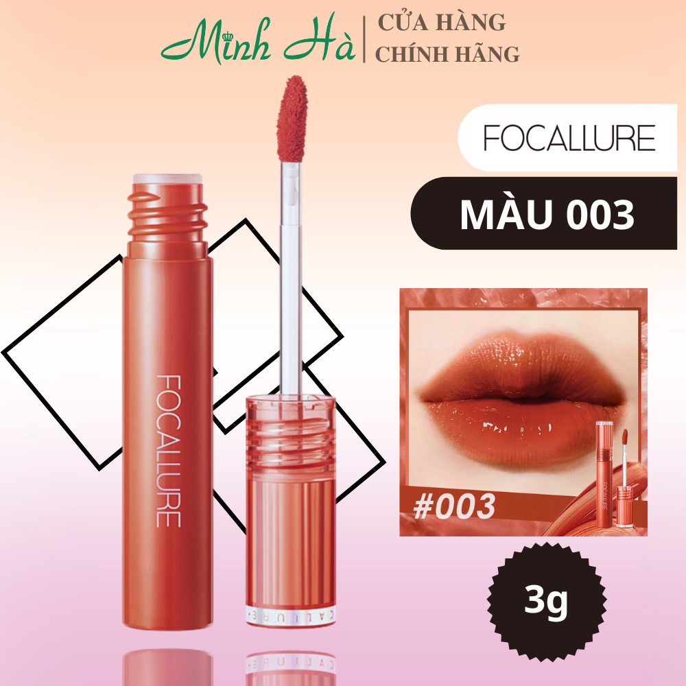 Son Focallure glossy tint FA208 3g lì mịn mềm mại lâu trôi