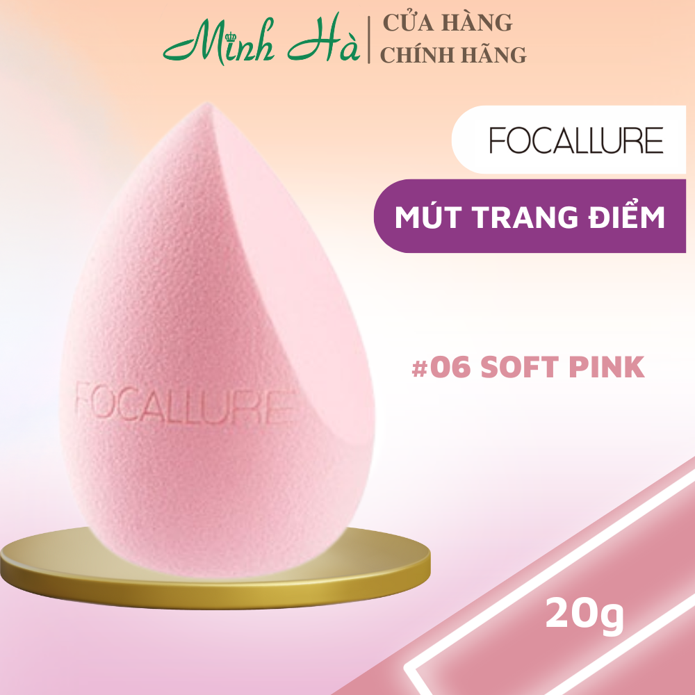 Mút trang điểm Focallure FA136 20g tán kem nền mềm mại