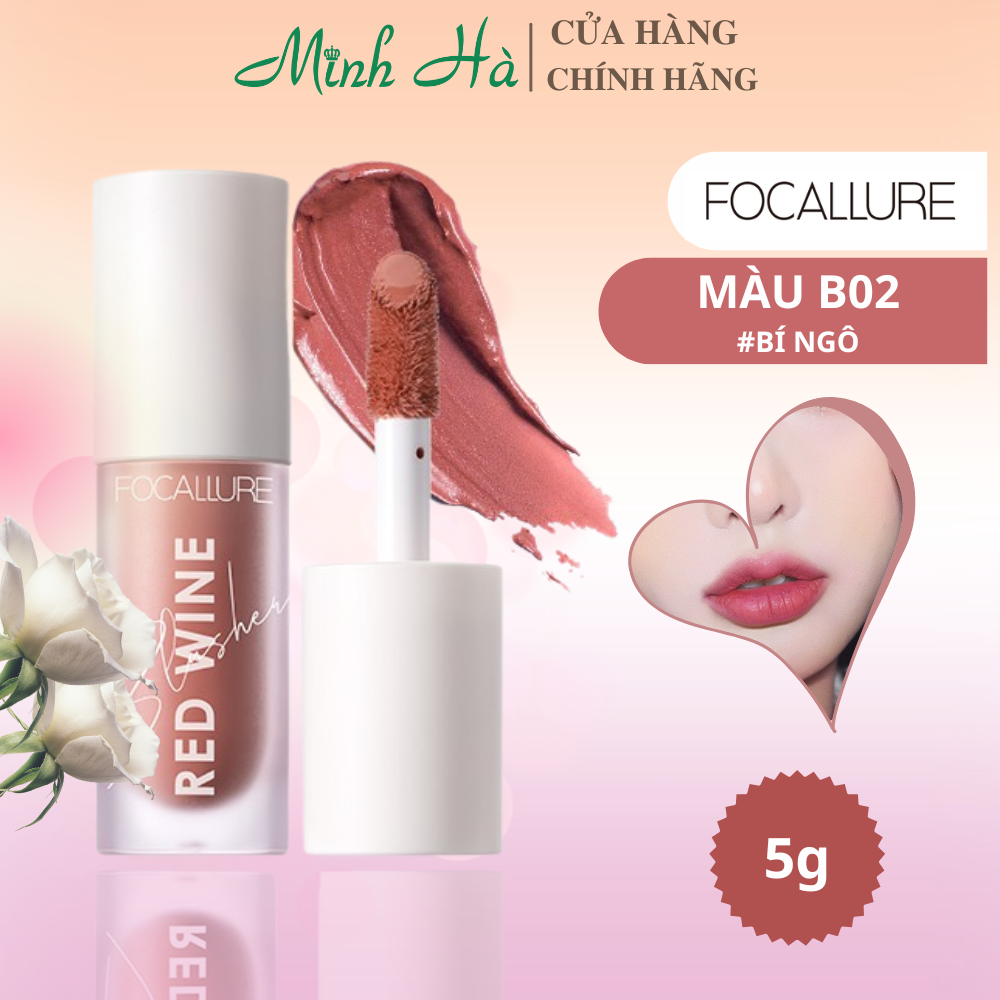 Kem má hồng Focallure Hangover Red Wine FA89 5g màu sắc tự nhiên