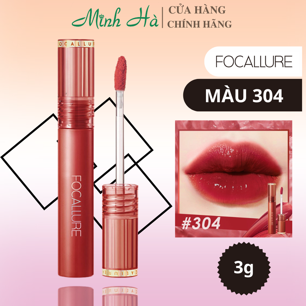 Son Focallure glossy tint FA208 3g lì mịn mềm mại lâu trôi
