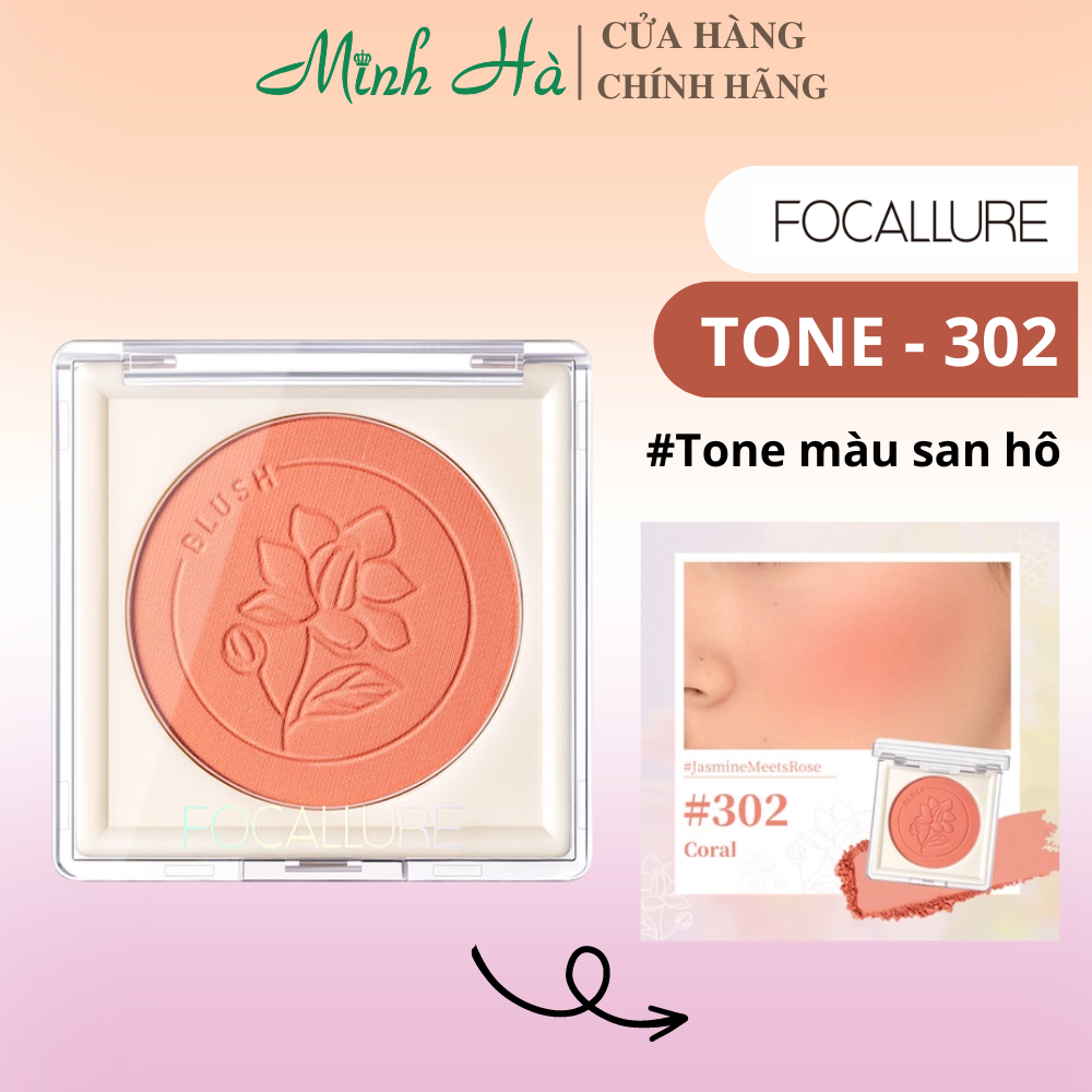 Phấn má Focallure Perfection Velvet Blush FA235 3.7g chất phấn mịn, lên màu chuẩn
