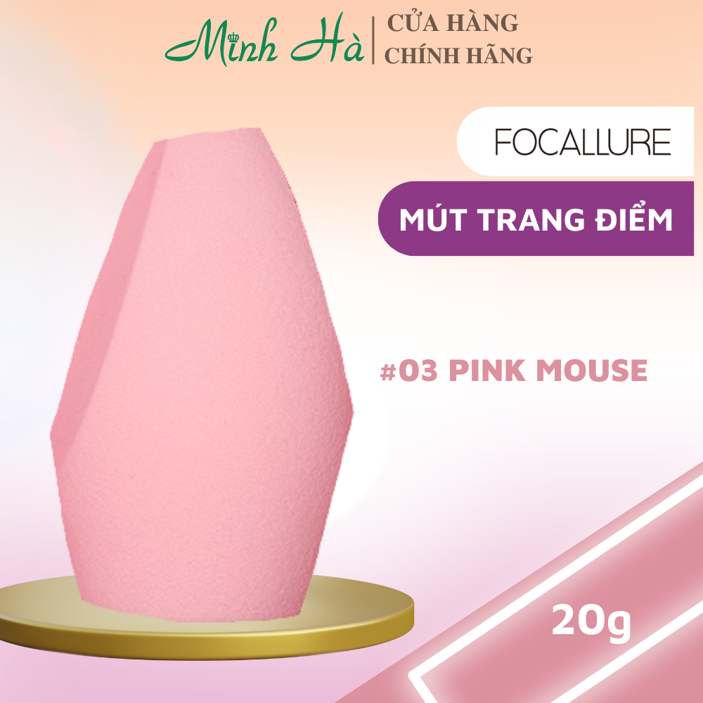 Mút trang điểm Focallure FA136 20g tán kem nền mềm mại