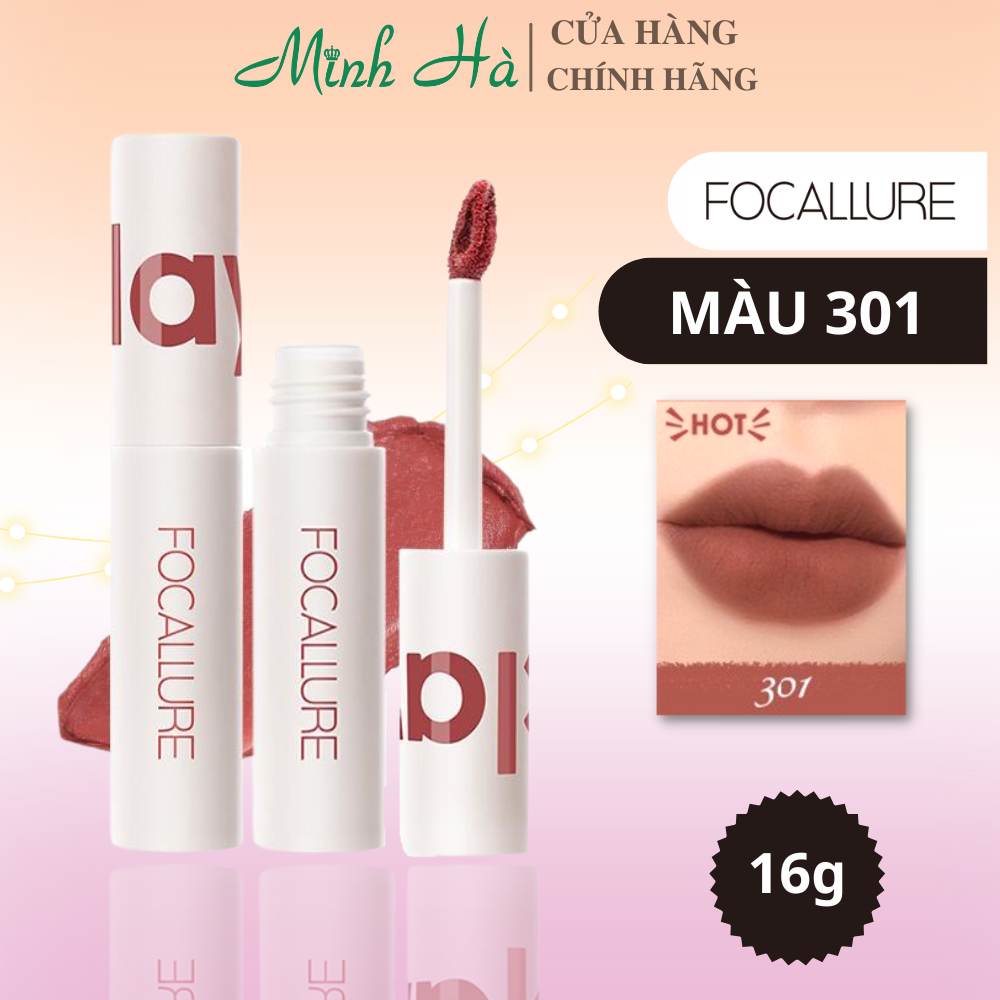 Son kem lì Focallure True Matte Lip Clay FA179 2.5g mềm mịn cho môi
