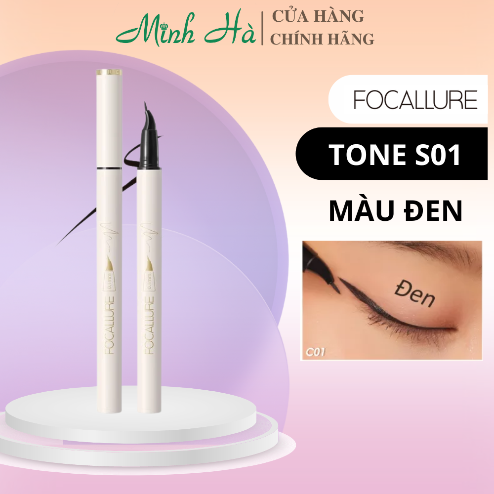 Kẻ mắt nước Focallure Lasting Waterprrof Liquid Eyeliner FA200 0.6g không lem không trôi