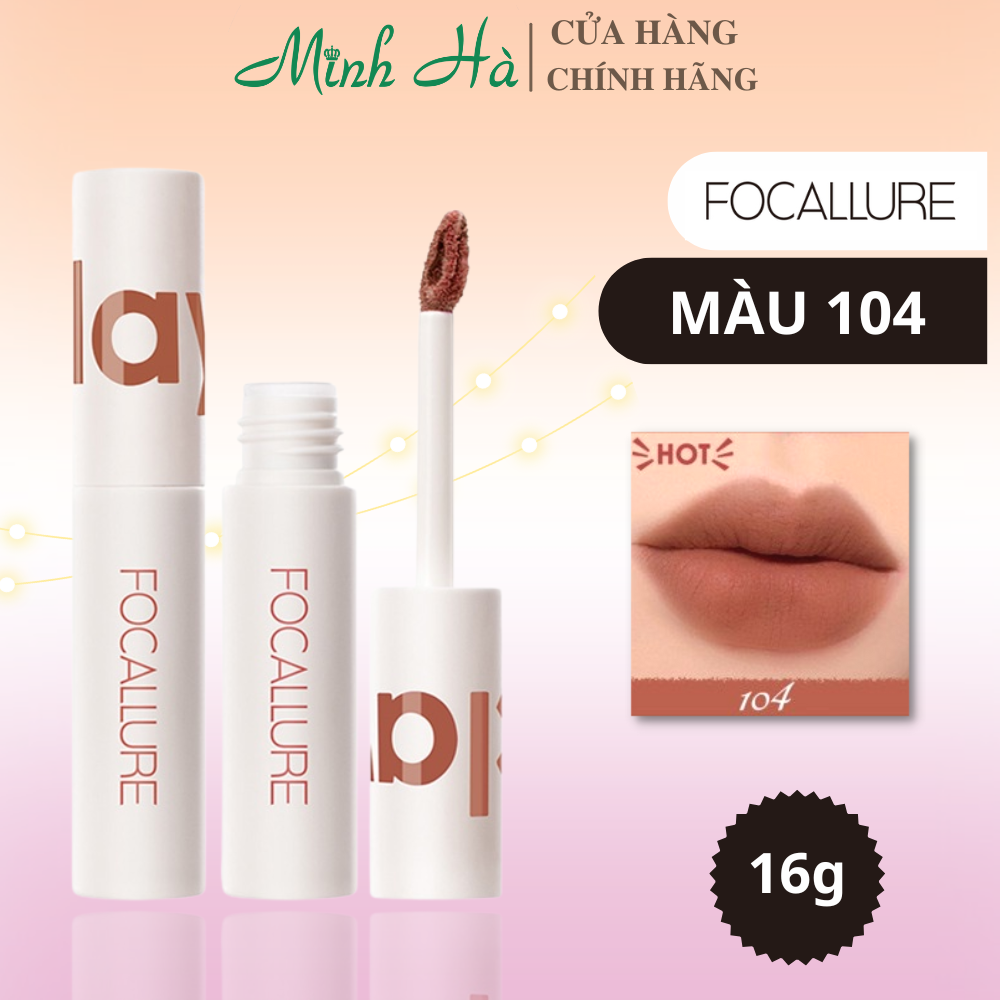 Son kem lì Focallure True Matte Lip Clay FA179 2.5g mềm mịn cho môi