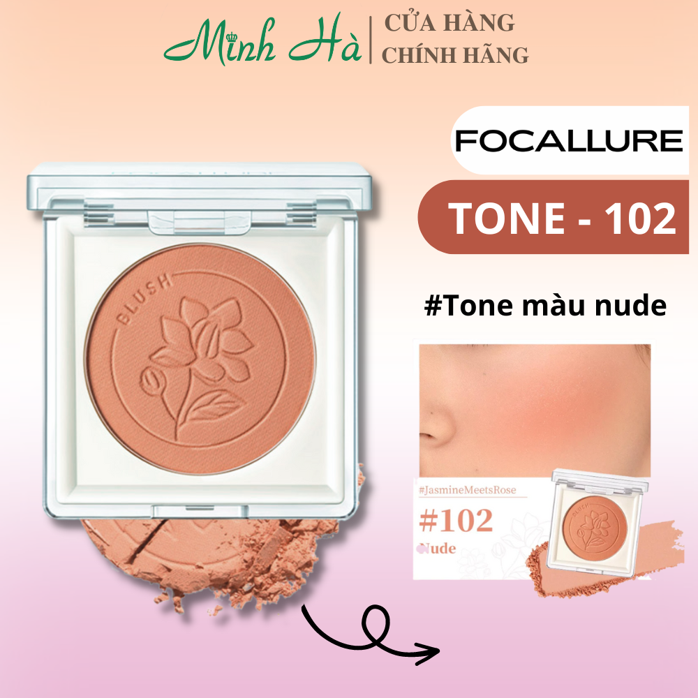 Phấn má Focallure Perfection Velvet Blush FA235 3.7g chất phấn mịn, lên màu chuẩn