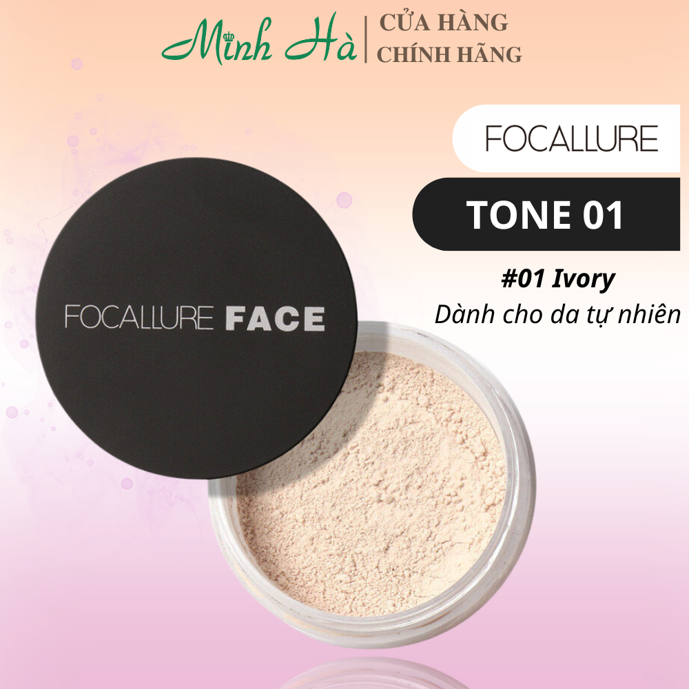 Phấn phủ dạng bột Focallure Oil Free Setting Power FA-15 7g kiềm dầu làm sáng da