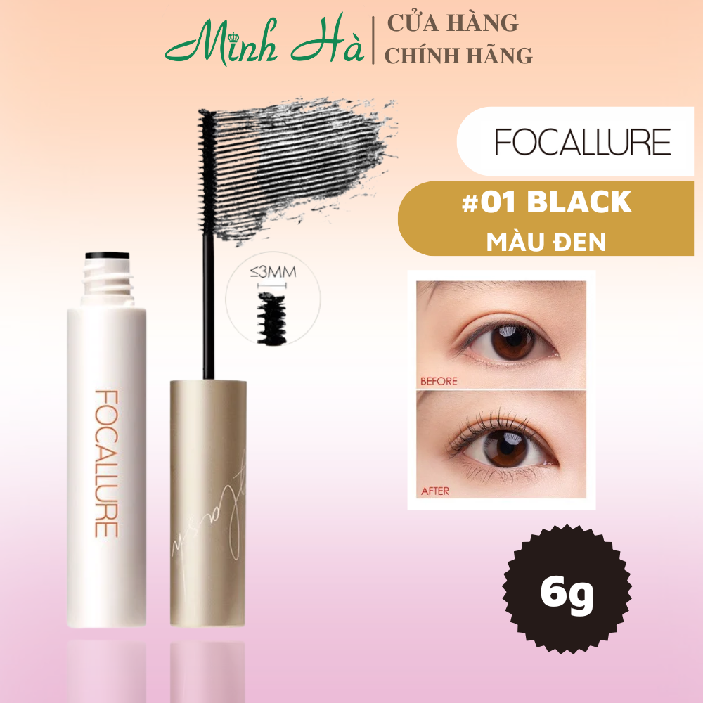 Masara Focallure Longlash Water Proof FA169 6g giúp mi cong dài lâu trôi