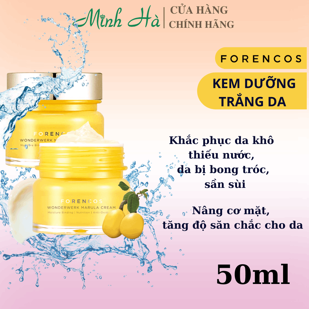 Kem dưỡng da Forencos 50ml dưỡng da ban ngày, ban đêm, dưỡng trắng da
