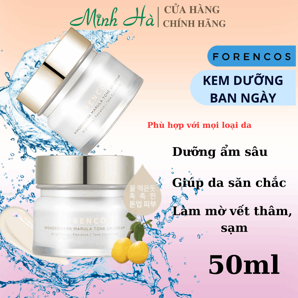 Kem dưỡng da Forencos 50ml dưỡng da ban ngày, ban đêm, dưỡng trắng da