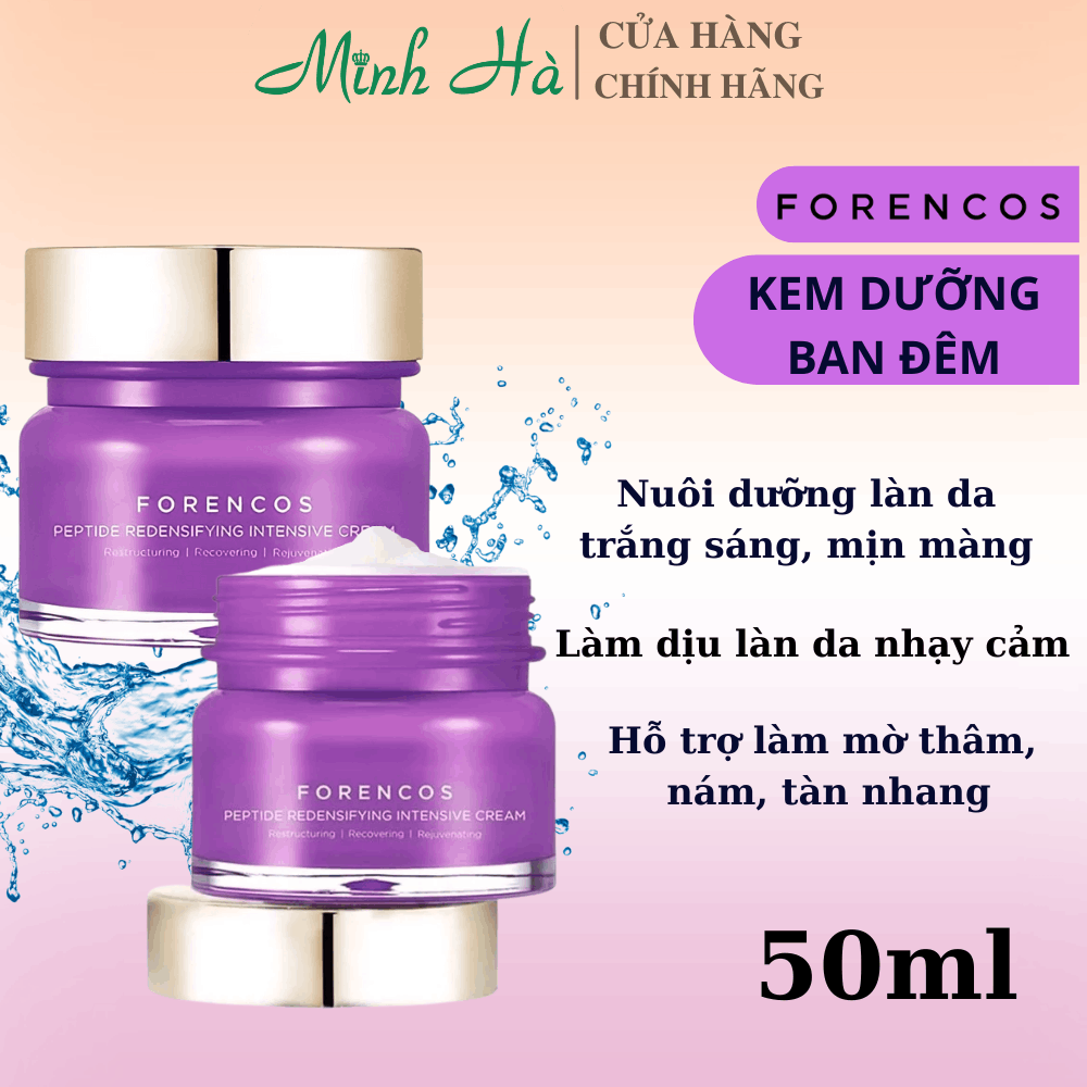 Kem dưỡng da Forencos 50ml dưỡng da ban ngày, ban đêm, dưỡng trắng da