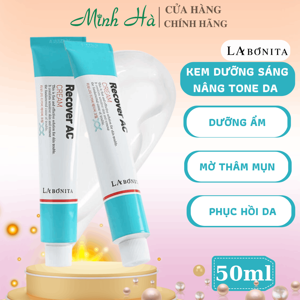 Kem La Bonita Recover AC Cream 50ml giảm mụn & phục hồi da