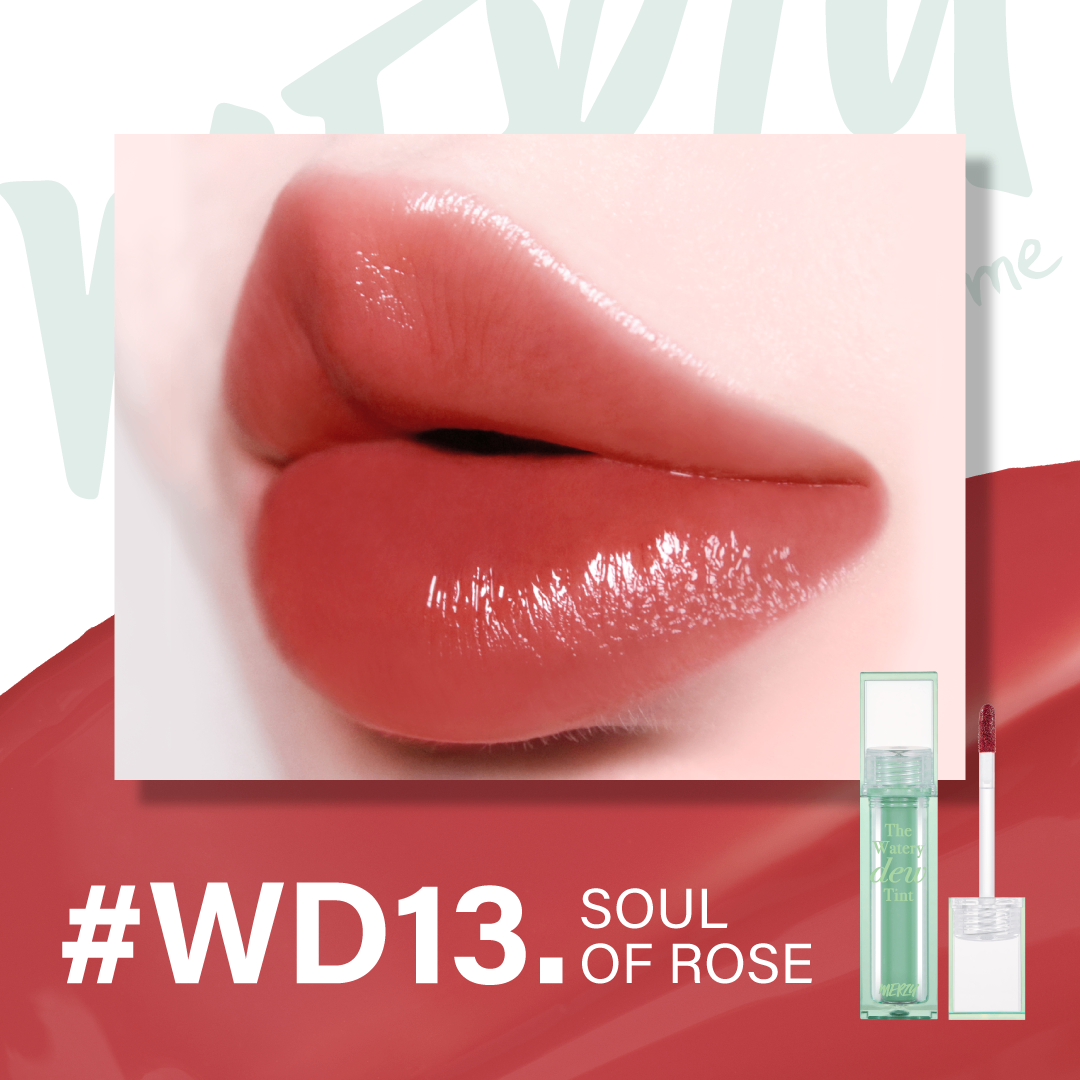 Son tint bóng Merzy The Watery Dew Tint ver 3 4g cho đôi môi căng mọng, ẩm mịn