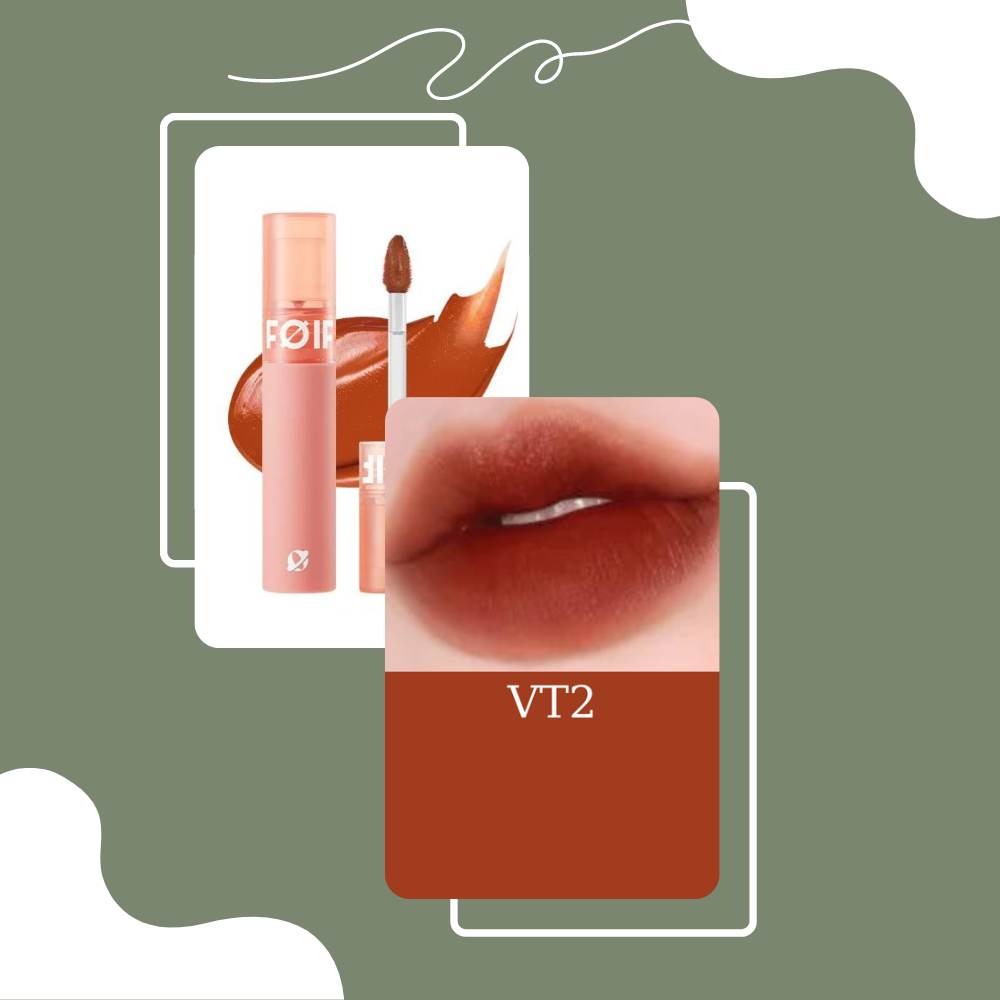 Son kem FOIF Daily Velvet Tint 3g thuần chay kết cấu son velvet mịn