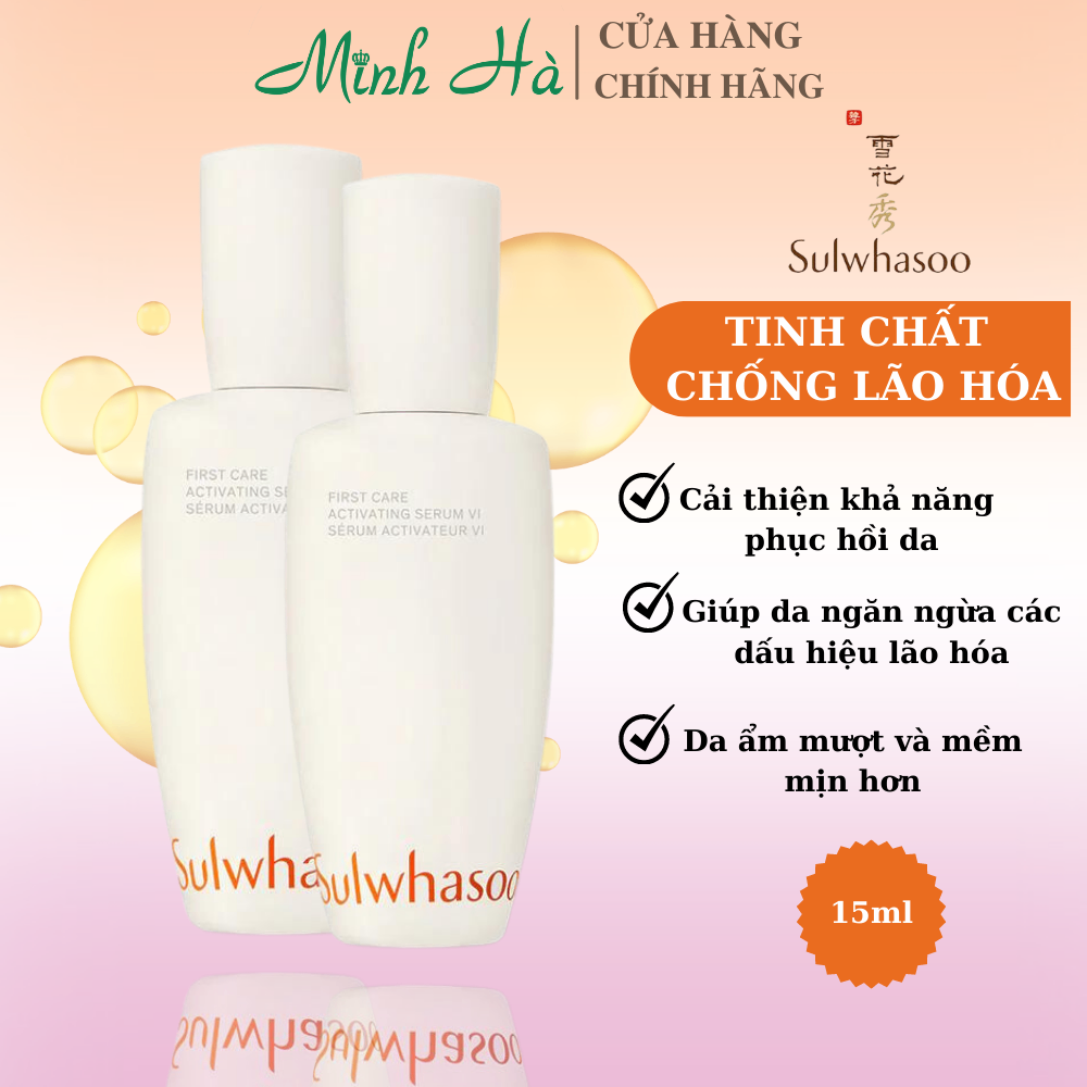 Tinh chất ngăn ngừa lão hóa Sulwhasoo First Care Activating Serum 15ml cho làn da sáng khỏe