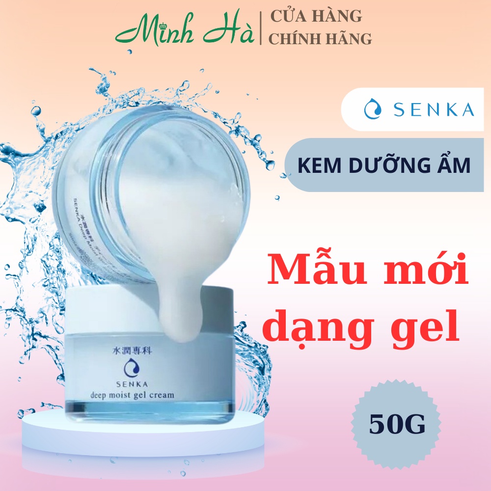 Kem dưỡng ẩm Senka Deep Moist Cream 50g cho làn da làn da mịn màng, căng mướt, tràn đầy sức sống