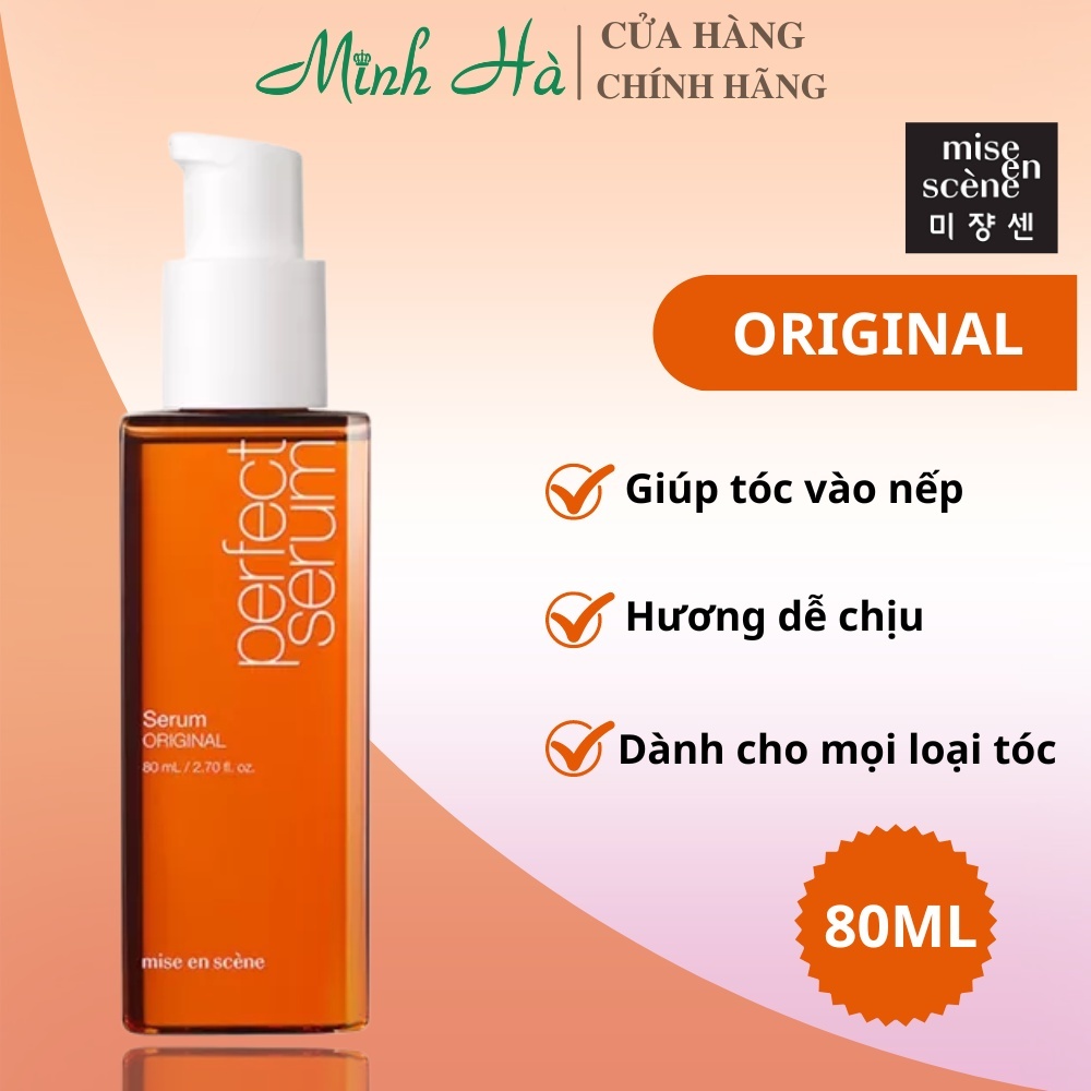 Serum dưỡng tóc Mise En Scene Perfect 80ml mẫu mới 2022 - dành cho mọi loại tóc