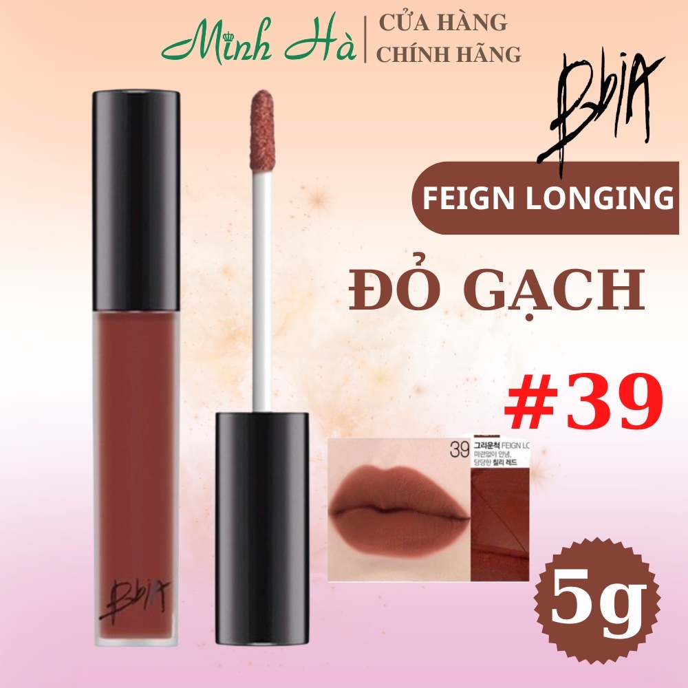 Son kem lì Bbia Last Velvet Lip Tint Version 8 màu son cá tính, độc đáo, thời thượng.