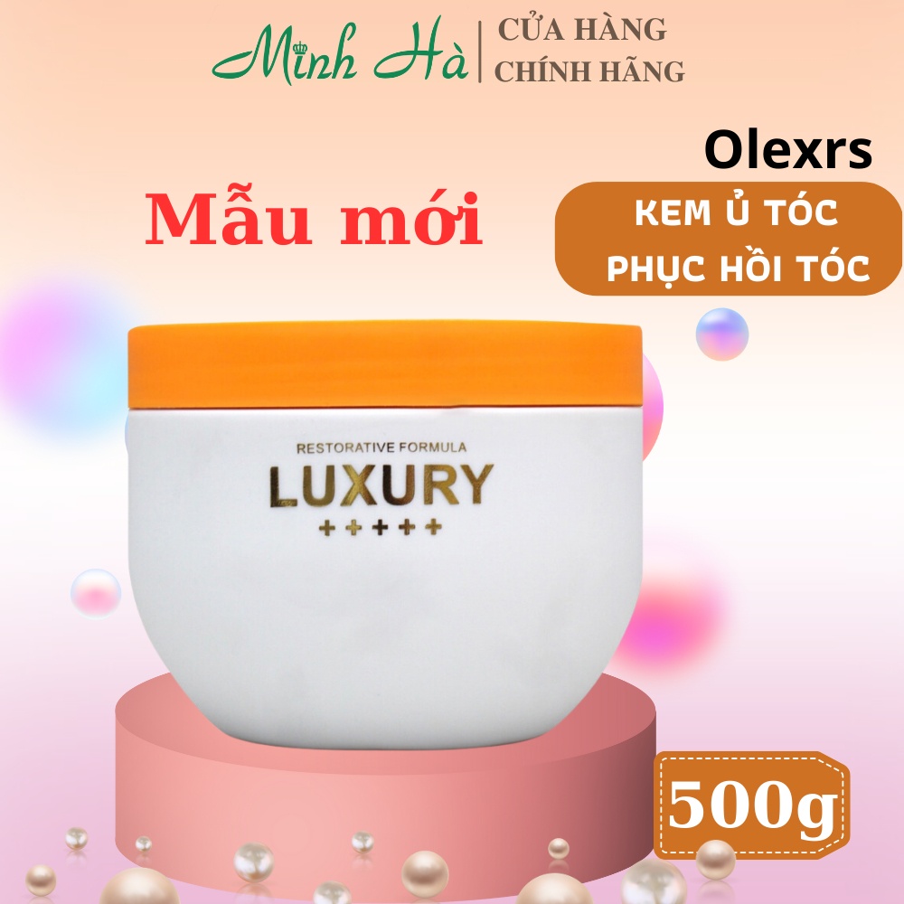 Kem ủ tóc phục hồi Olexrs Collagen Complex Repair Mask 500ml dưỡng ẩm và bảo vệ tóc