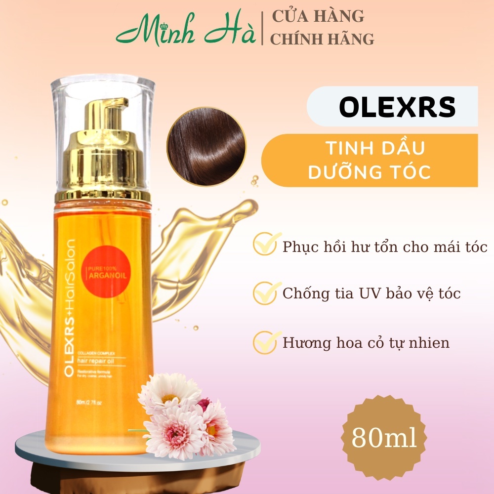 Tinh dầu dưỡng tóc Olexrs Hair Repair Oil 80ml phục hồi hư tổn giúp tóc ẩm mượt