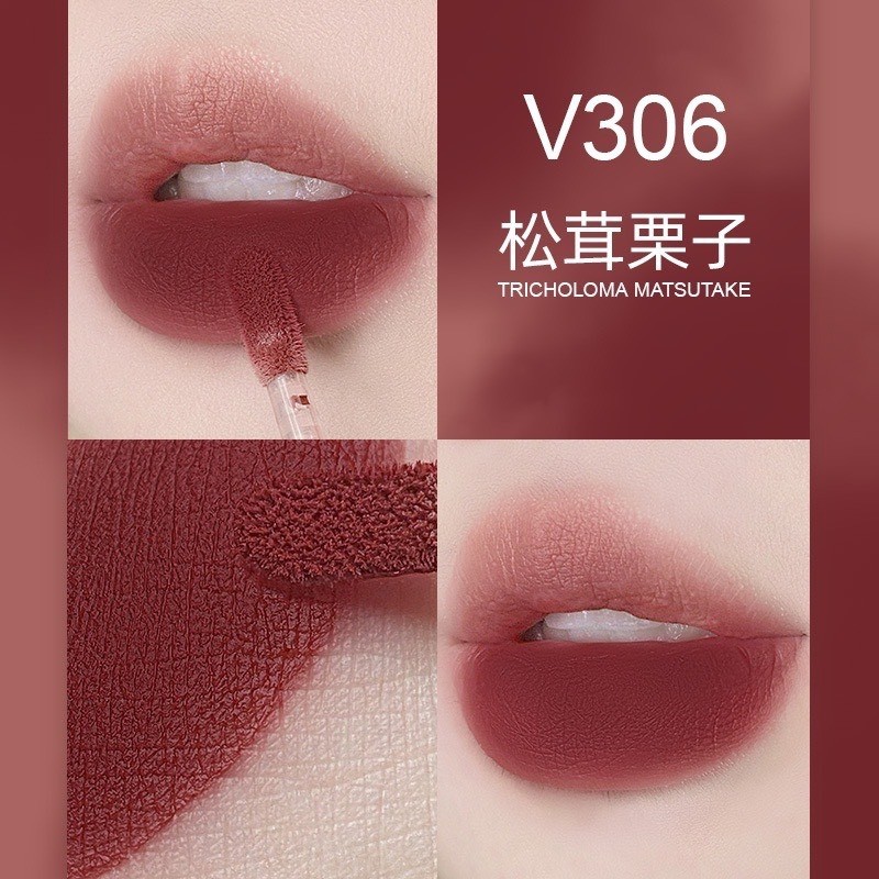 Son kem lì HOL DLIVE Flower Sakura Velvet Matte Lip Glaze 3g chất son lì không gây bết dính