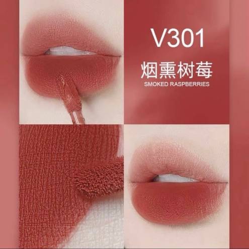 Son kem lì HOL DLIVE Flower Sakura Velvet Matte Lip Glaze 3g chất son lì không gây bết dính