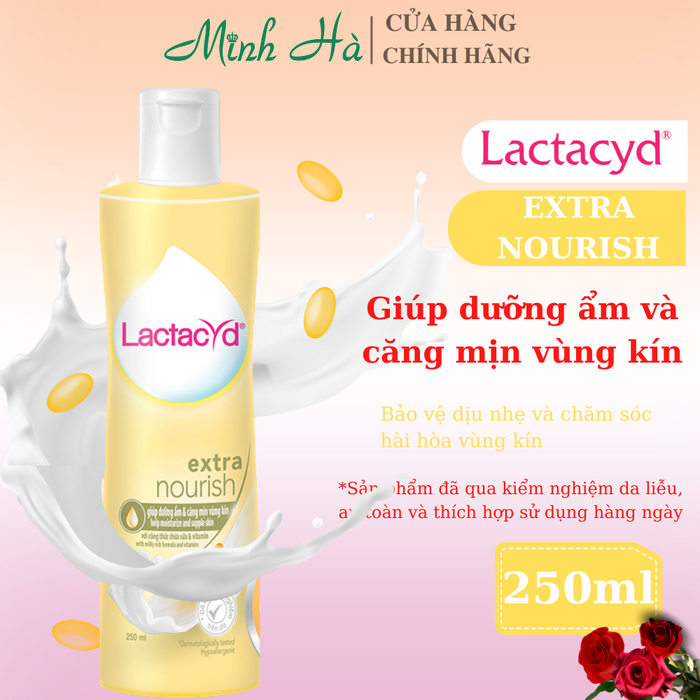 Dung dịch vệ sinh phụ nữ Lactacyd 250/500ml dịu nhẹ kể cả với da nhạy cảm
