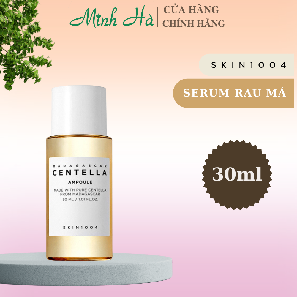 Serum rau má Skin1004 Madagascar Centella Ampoule 30ml hỗ trợ giảm mụn, phục hồi da