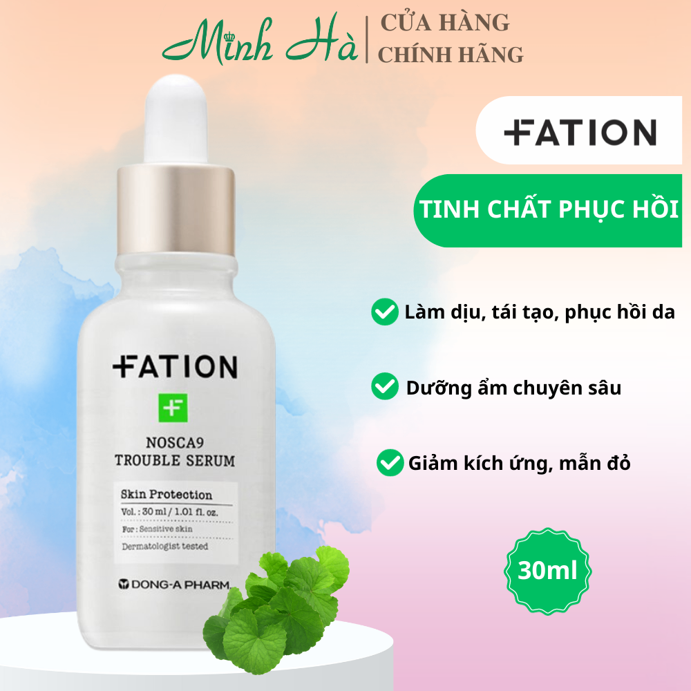 Tinh chất làm dịu da Fation Nosca9 Trouble Serum 30ml cấp ẩm, phục hồi
