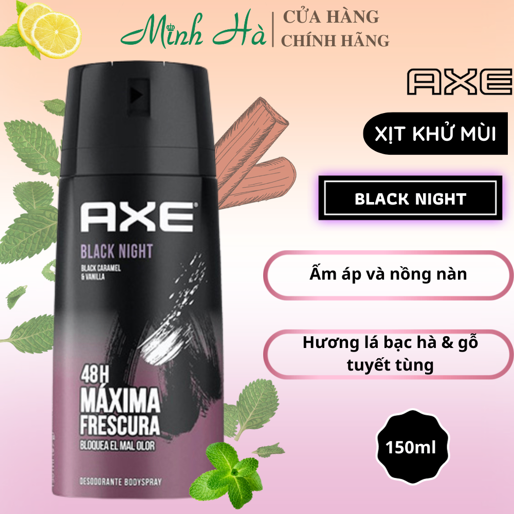 Xịt khử mùi nam AXE 48H 150ml các loại hương thơm lôi cuốn tự tin