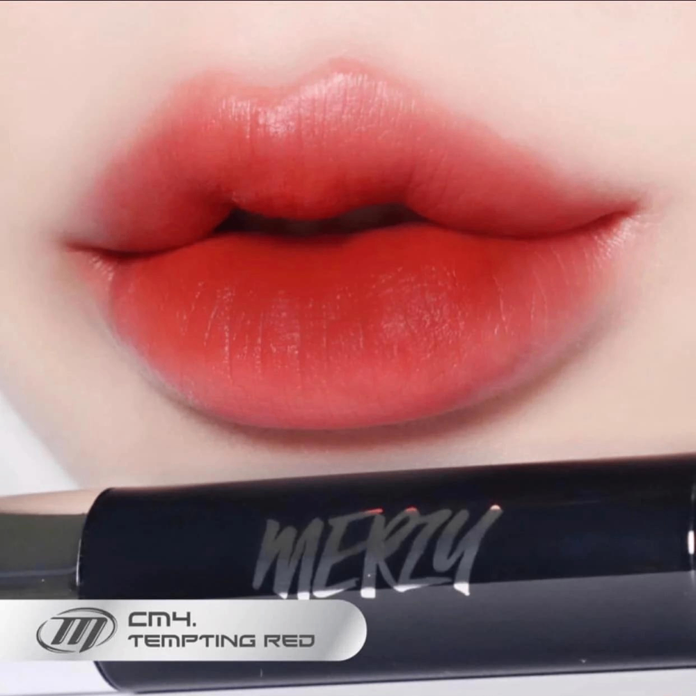 [NEW BY AI] Son kem lì mịn mượt Merzy Cyber Mellow Tint 4g nhẹ môi, bền màu lâu trôi