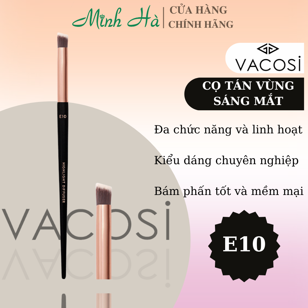 Cọ tán vùng sáng mắt Vacosi Highlight Diffuser Brush E10 đa công dụng dễ tán