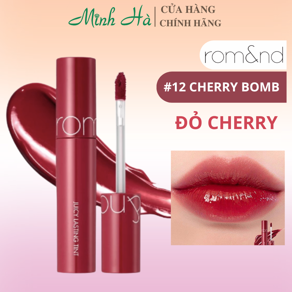 Son tint lì Romand Juicy Lasting Tint 5.5g độ bám màu cao lên màu đẹp