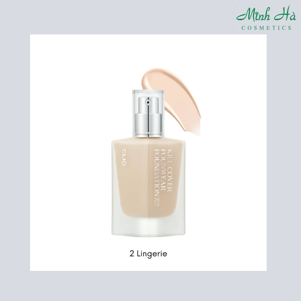 Kem nền Clio Kill Cover Founwear Foundation 38g khả năng che phủ hoàn hảo